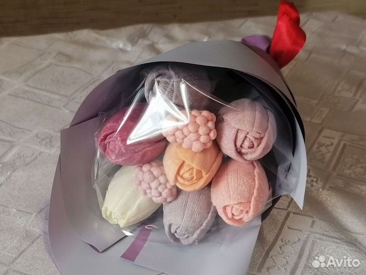 Букеты из шоколада тюльпаны и розы