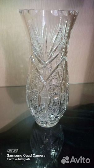 Вазы хрустальные