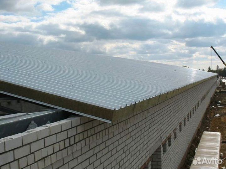 Сэндвич панели стеновые и кровельные