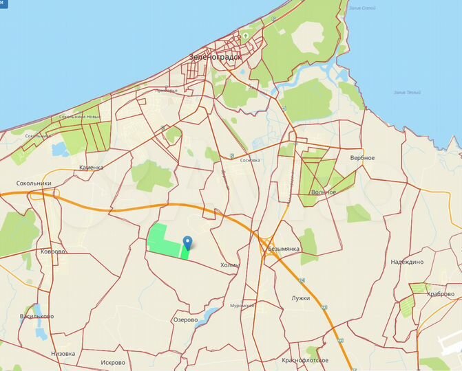 Участок 63,7 га (СНТ, ДНП)