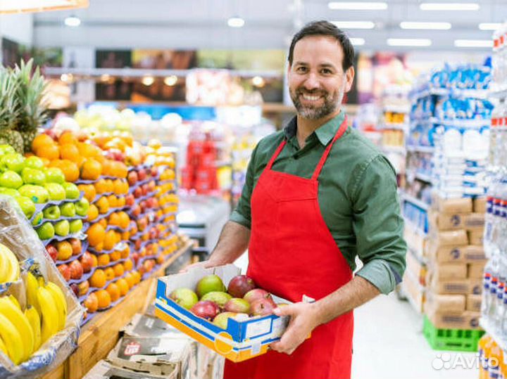 Работник торгового зала, грузчик, студенты