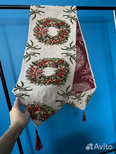 Новогодняя дорожка на стол на Новый год