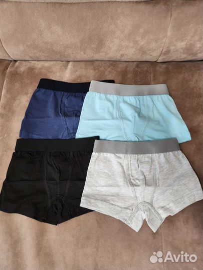 Набор трусов для мальчика, новые р. 110, 4 шт