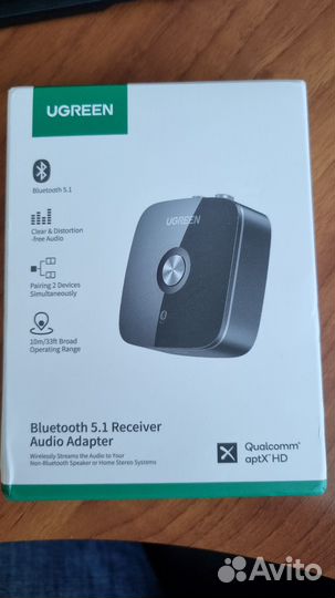 Ugreen Bluetooth 5,1 aptX HD приемник