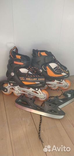 Роликовые коньки детские раздвижные