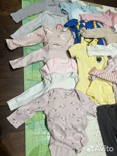 Пакет детских вещей на девочку 74-80