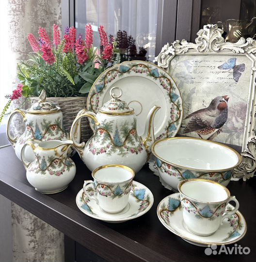 Антикварный чайный набор 