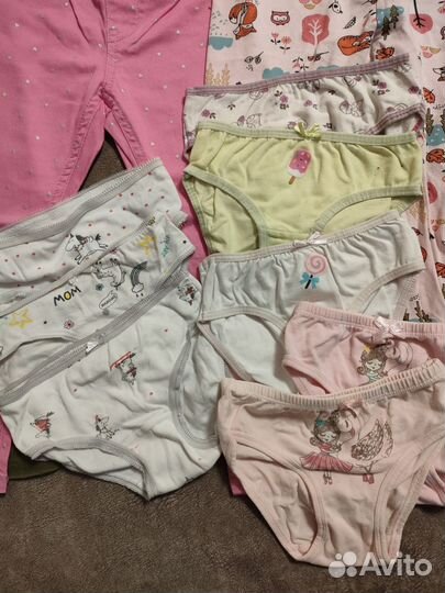 Вещи пакетом на девочку 86 92 98 104