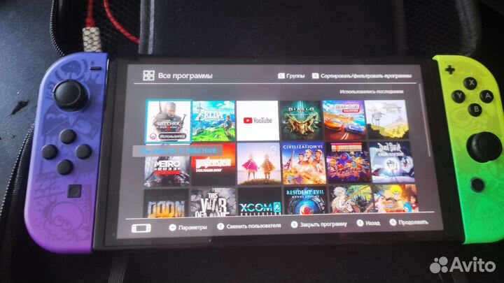 Nintendo switch oled с играми