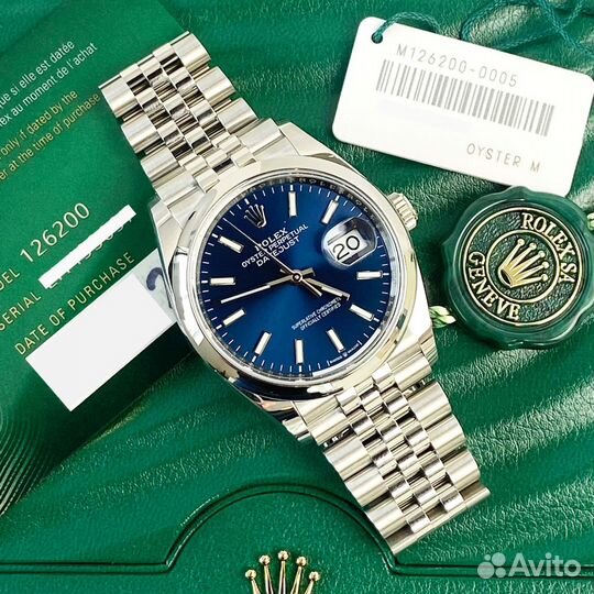Часы Rolex Datejust Datejust 126200-0005 + подарок 1 год гарантии