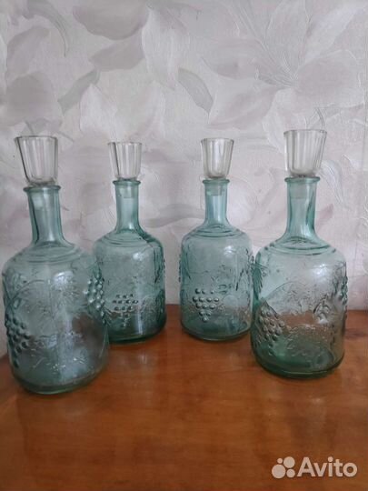 Графины виноград стекло СССР