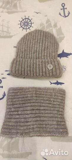 Комплект шапка и снуд, р. 54-56