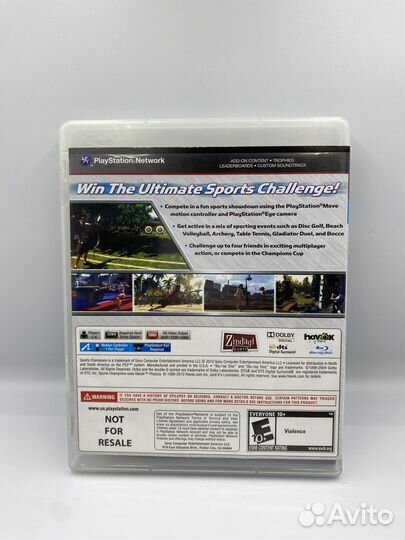 Sports Champions PS3 (б/у, англ.)