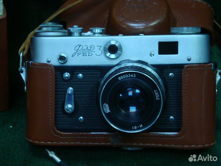 Фотоаппарат фэд 3 в коробке с документом 1966 год
