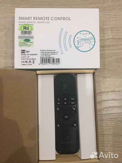 Аэромышь Air Mouse Rii mini 17