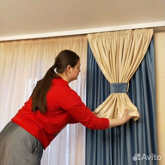 Пошив штор, услуги дизайнера