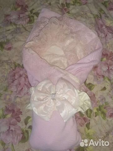 Конверт на выписку для девочки новый(лето)