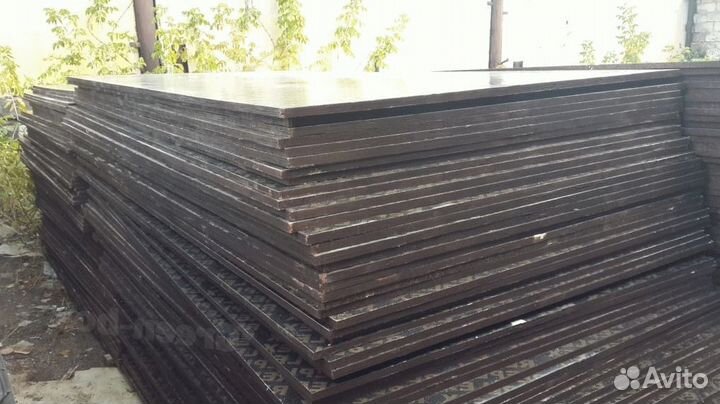 Фанера ламинированная б/у