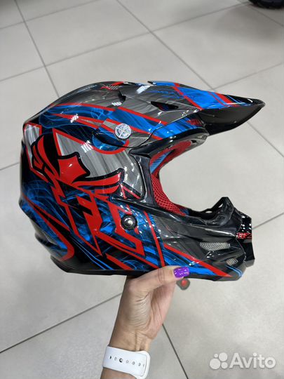 Шлем кроссовый бу FLY racing F2 acetylene