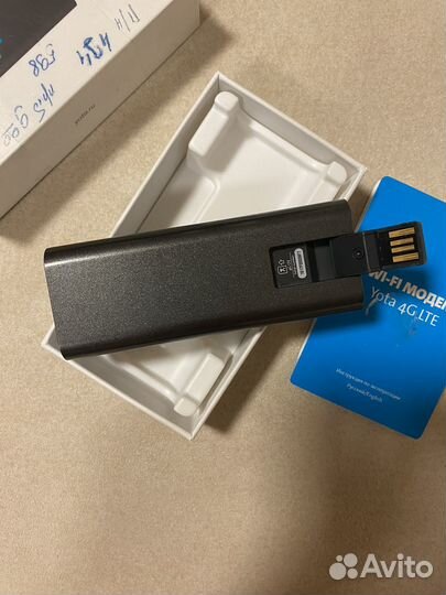 Wi-Fi модем Yota 4g LTE + симка с балансом 250р