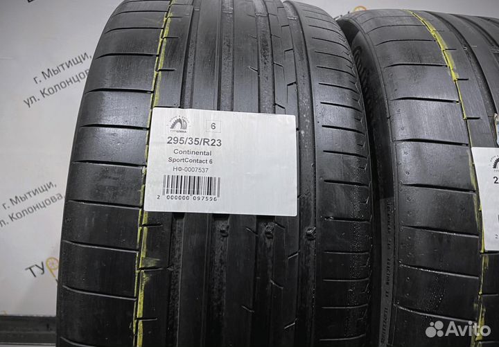 Continental SportContact 6 295/35 R23 94Y