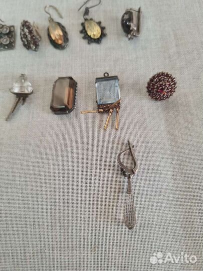 Серьги серебро ссср,ищу пару)