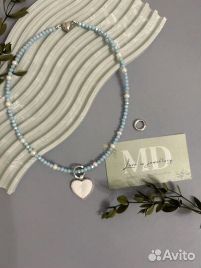 Чокер с жемчугом