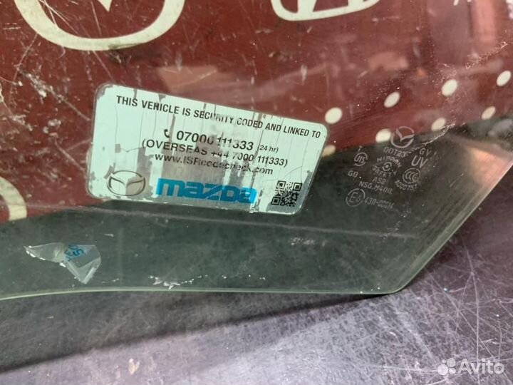 Стекло двери передней левой Mazda Mazda 6 GJ 2012
