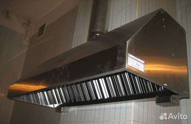 Зонт для пекарни шавермы вытяжной нержавейка