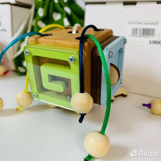 Кубики развивающие, Бизикубик дорожный, бизиборд