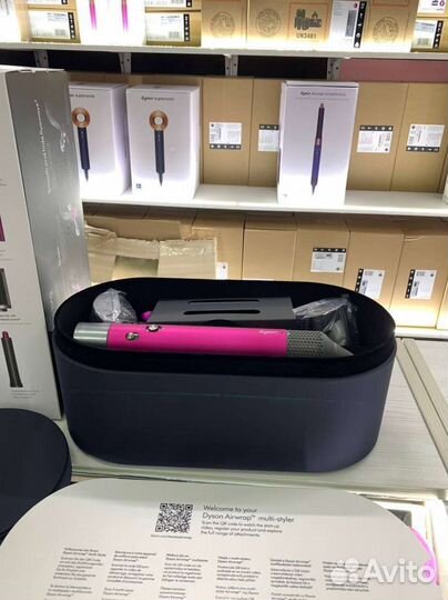 Стайлер dyson airwrap long Фиолетовый