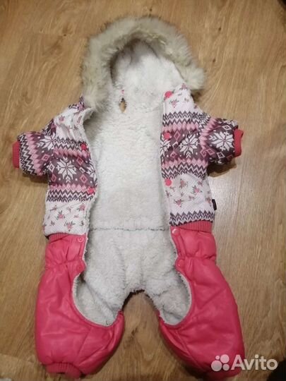 Зимний комбинезон для средних собак