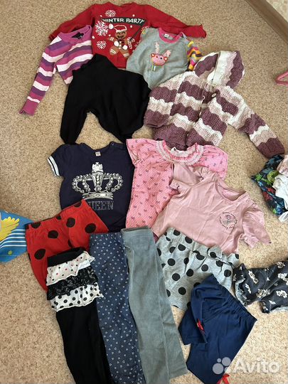 Пакет одежды на девочку 2 года