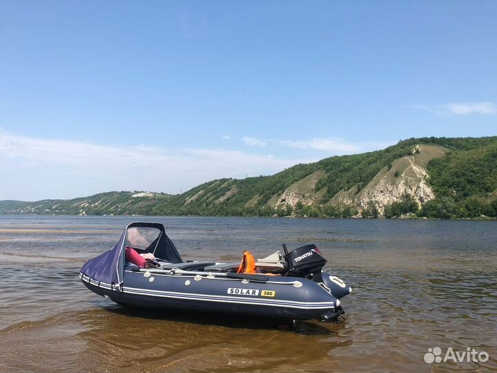 Лодка solar, пвх с мотором Tohatsu