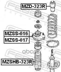 Пыльник заднего амортизатора (mazda 323 BJ 1998