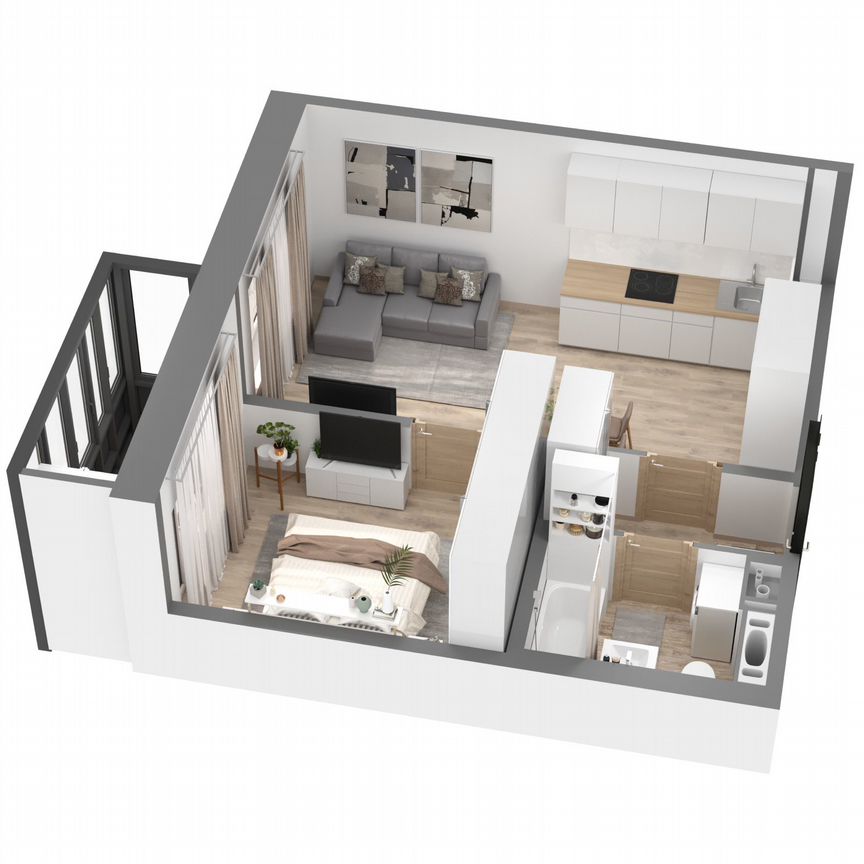1-к. квартира, 36,2 м², 5/23 эт.