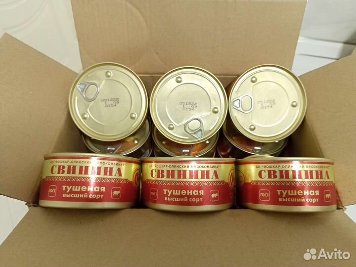 Тушёная свинина