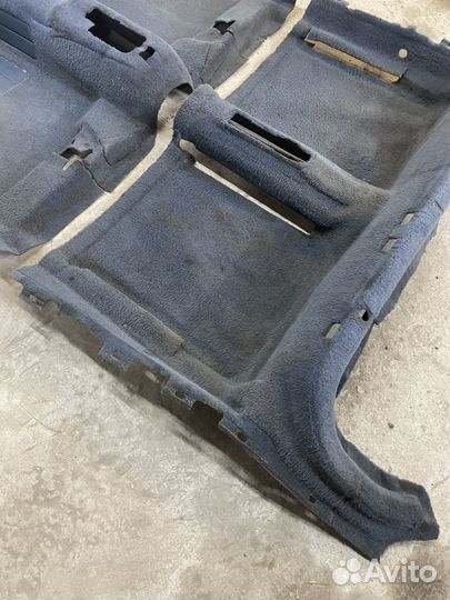 Синий ковер пола VW Golf 2 Jetta 2