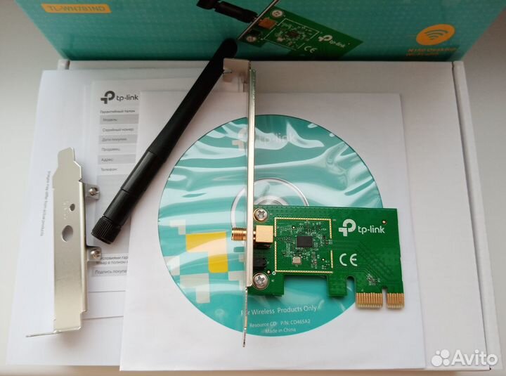 Адаптер Wi-Fi PCI-E TP-Link TL-WN781ND