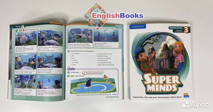 Super Minds 3 2ed (учебник,раб.тетрадь,диск)