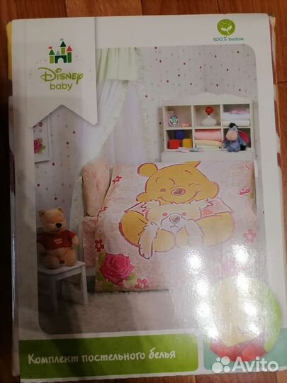 Комплект постельного белья в детскую кроватку