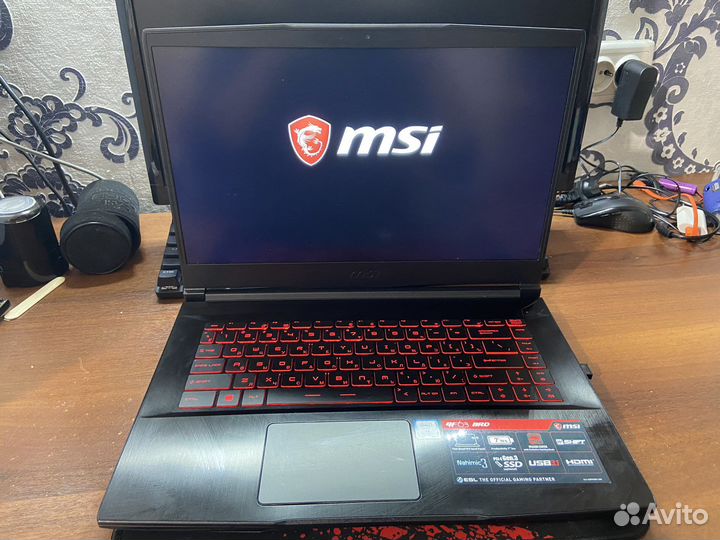 Ноутбук Msi gf63 8rd