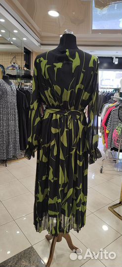 Платье женское черно- оливковый
