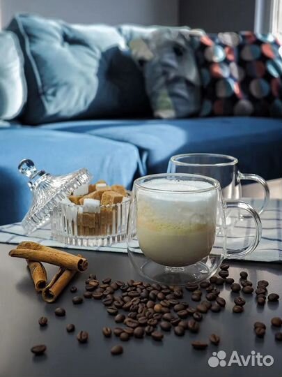 Кружки с двойными стенками 290мл 2штуки