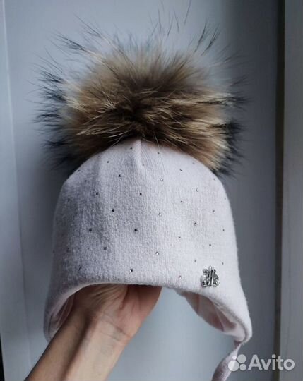 Зимняя шапка на девочку Наследник Выжанова 46-48