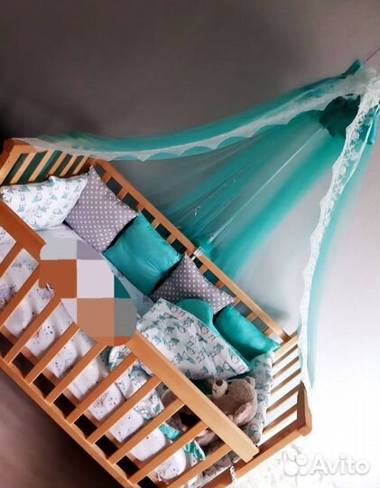 Бортики в детскую кроватку