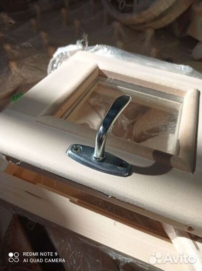 Коробка оконная окно для бани и сауны банное липа