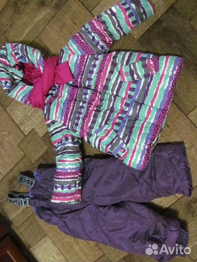 Костюм зима новый для девочки 86