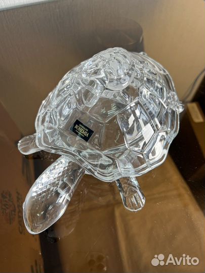 Хрустальная конфетница, ваза, шкатулка. Новая