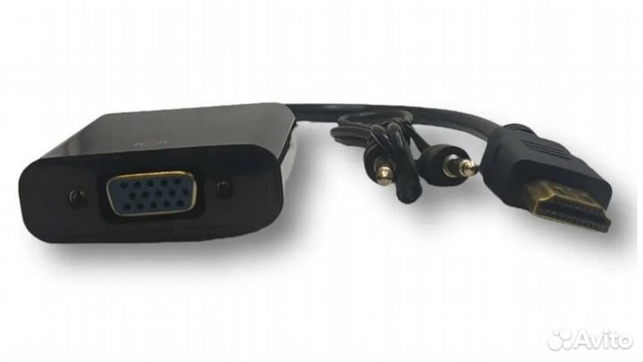 Переходник hdmi to VGA (+аудио)